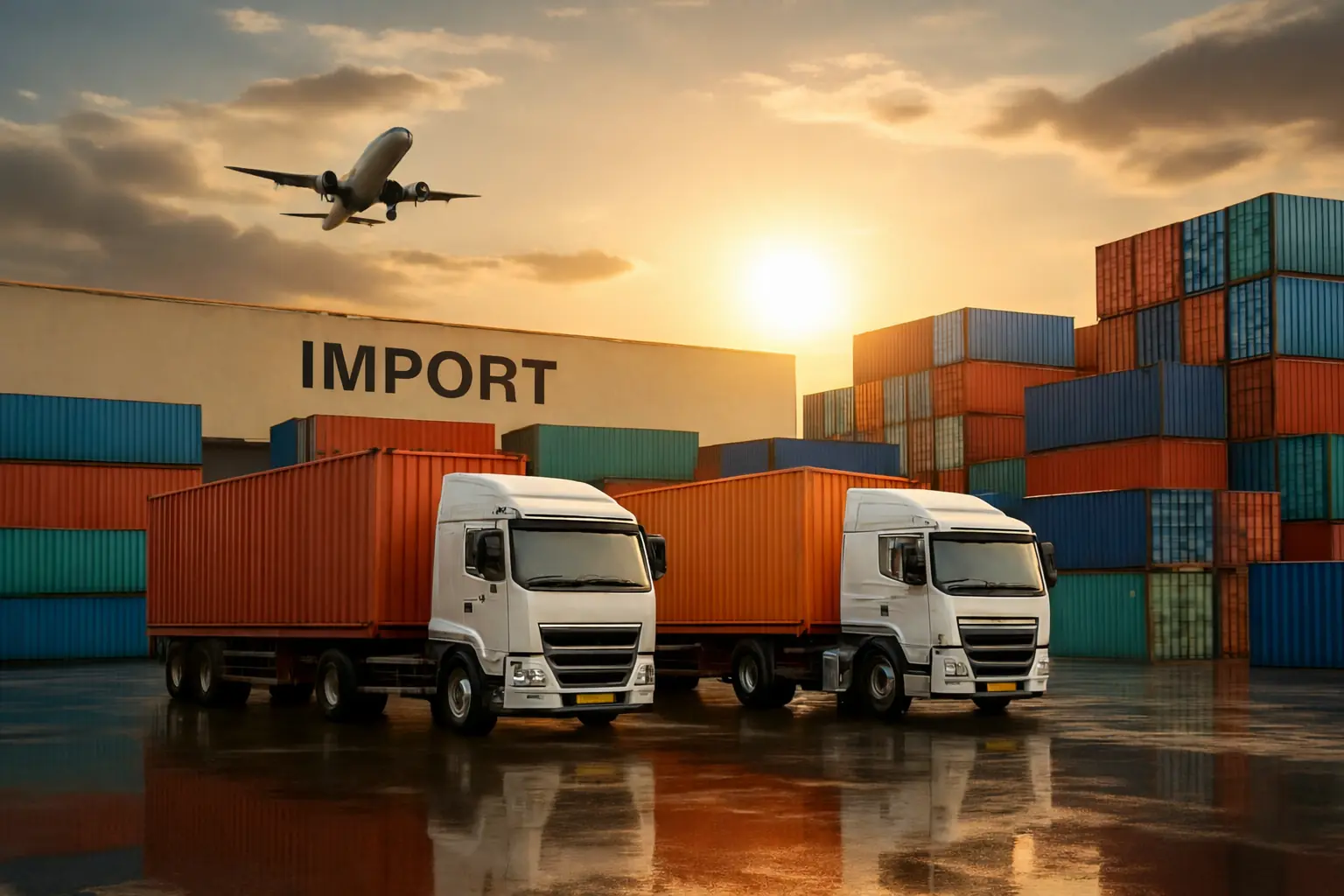 Import- Slavena Seaport Containers